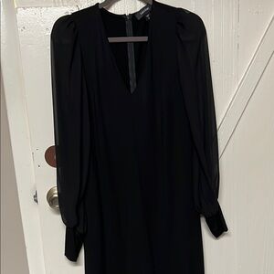 Karen Kane Black Long Sleeve Dress